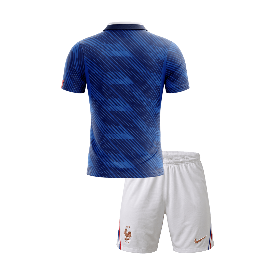 Set Tricouri Fotbal Franța Acasă Cupa Mondială 2026 Pentru Copii