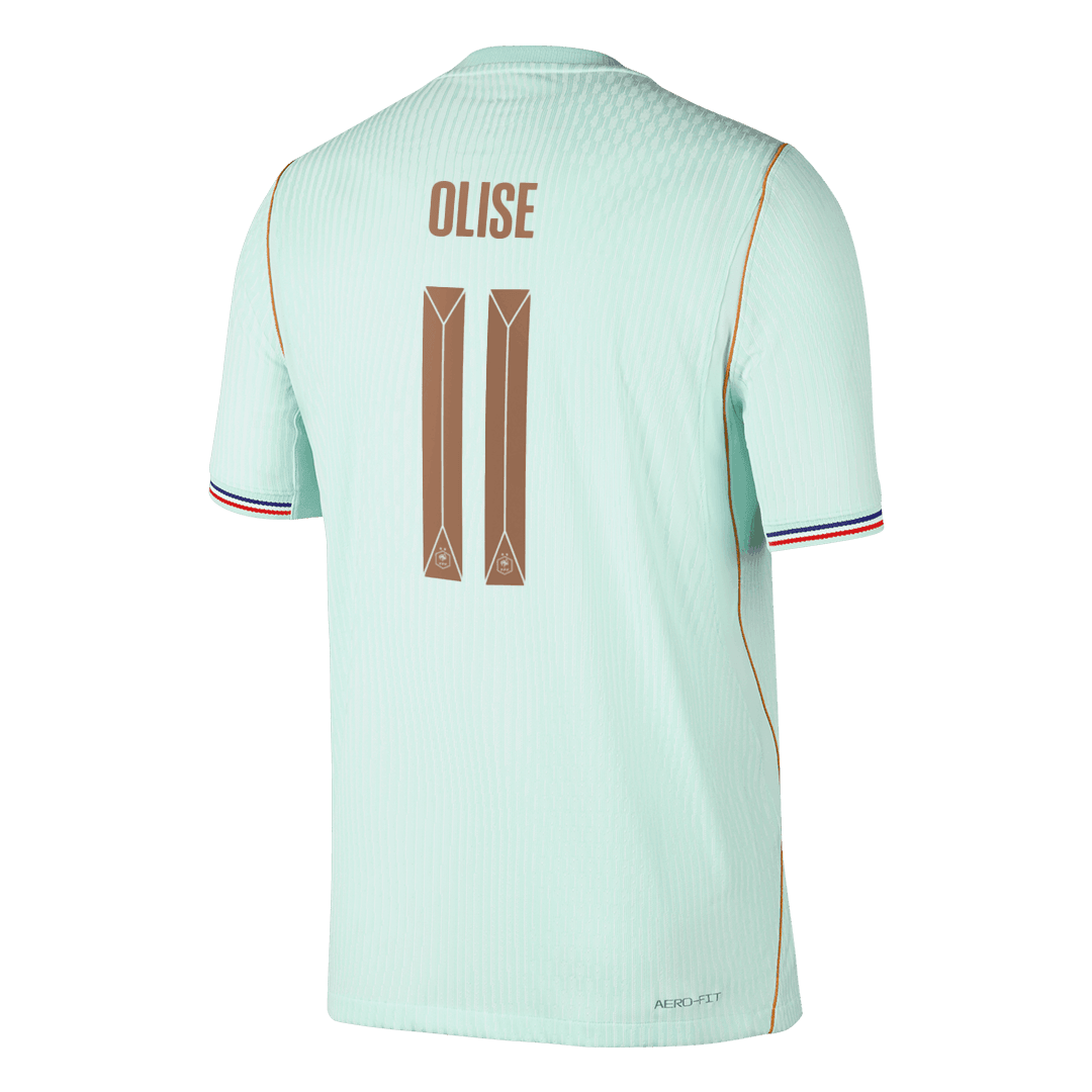 Tricouri Fotbal Franța OLISE #11 Deplasare Cupa Mondială 2026 Authentic