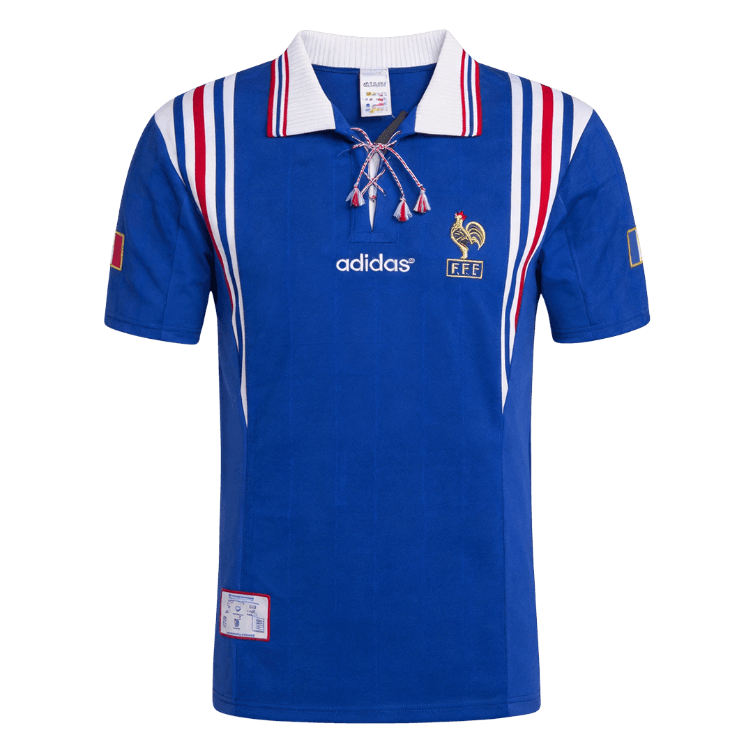 Tricouri Fotbal Vintage Franța Acasă 1996