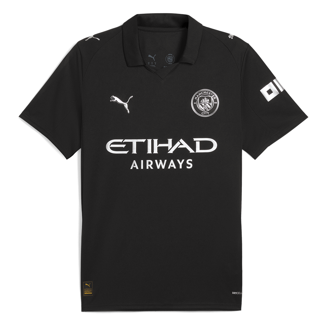 Tricouri Fotbal Manchester City HAALAND #9 Deplasare 2025/26