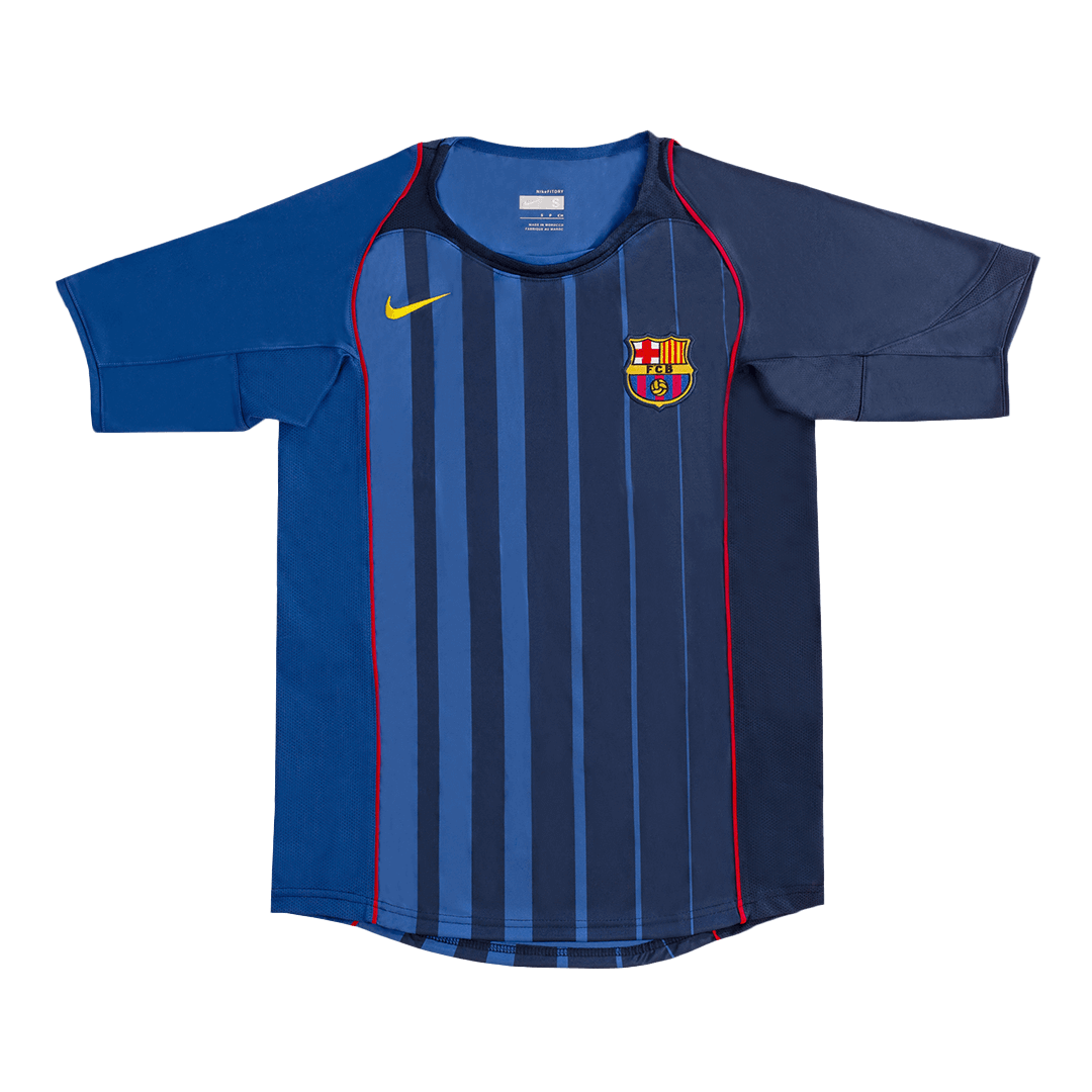 Tricouri Fotbal Vintage Barcelona MESSI #30 Deplasare 2004/05