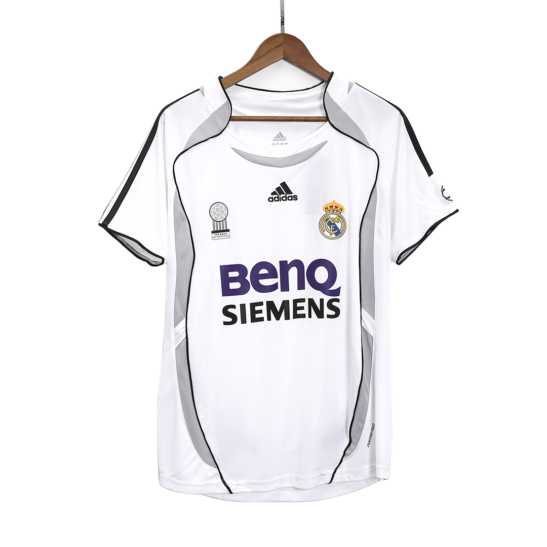 Tricouri Fotbal Vintage Real Madrid BECKHAM #23 Acasă 2006/07