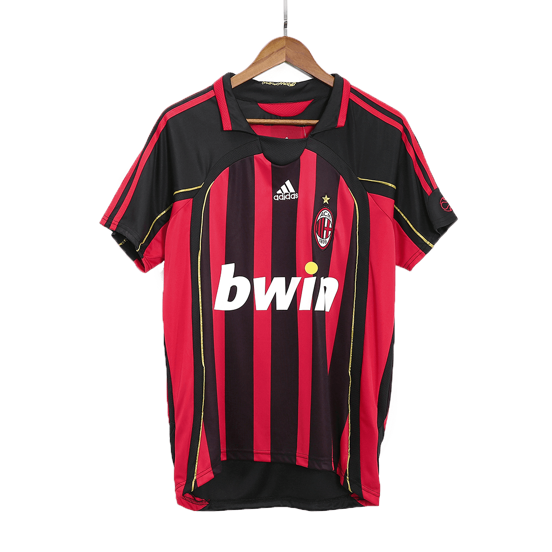 Tricouri Fotbal Vintage AC Milan RONALDO #99 Acasă 2006/07
