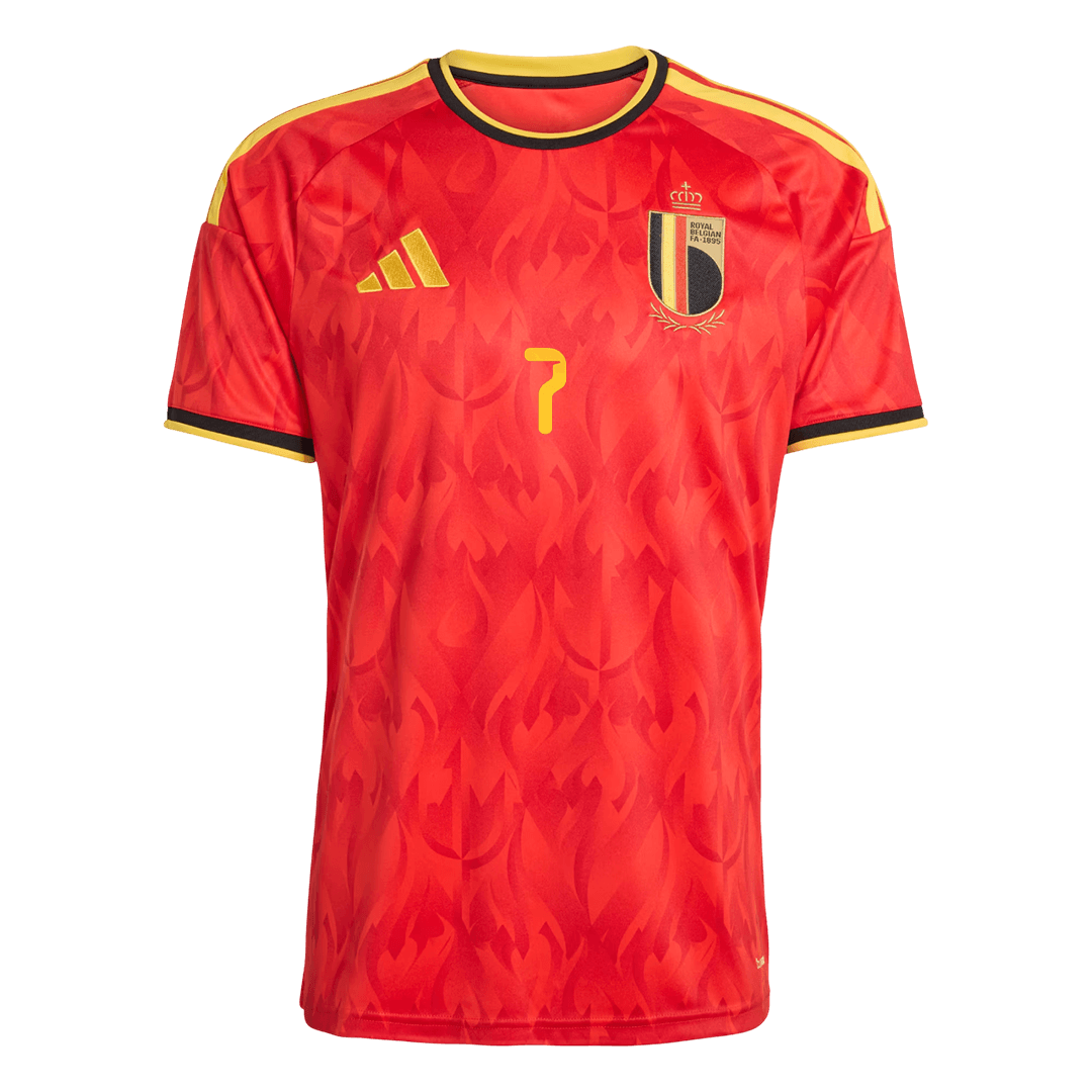 Tricouri Fotbal Belgium DE BRUYNE #7 Acasă Cupa Mondială 2026
