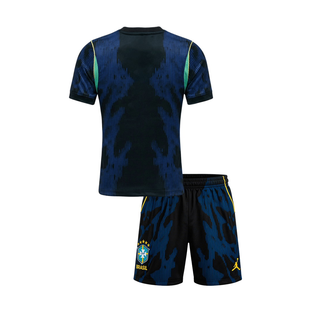 Set Tricouri Fotbal Brazilia Deplasare 2026 Pentru Copii