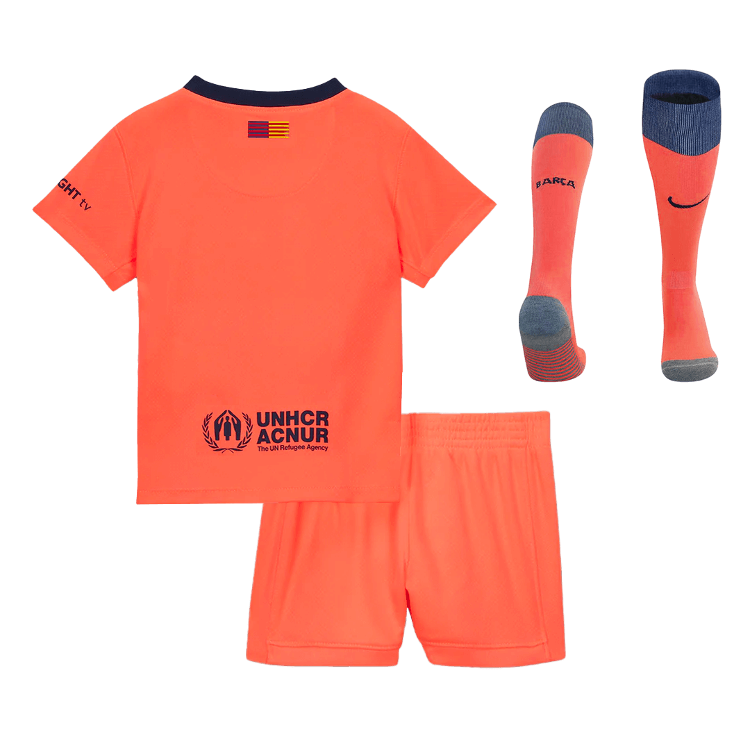 Set Tricouri Fotbal Barcelona Treilea 2025/26 Pentru Copii