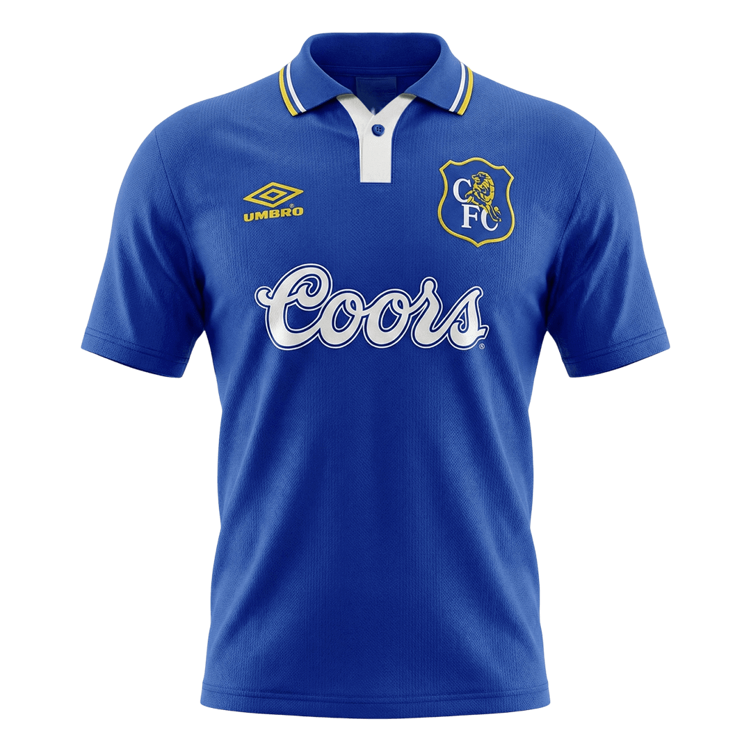Tricouri Fotbal Vintage Chelsea Acasă 95/97