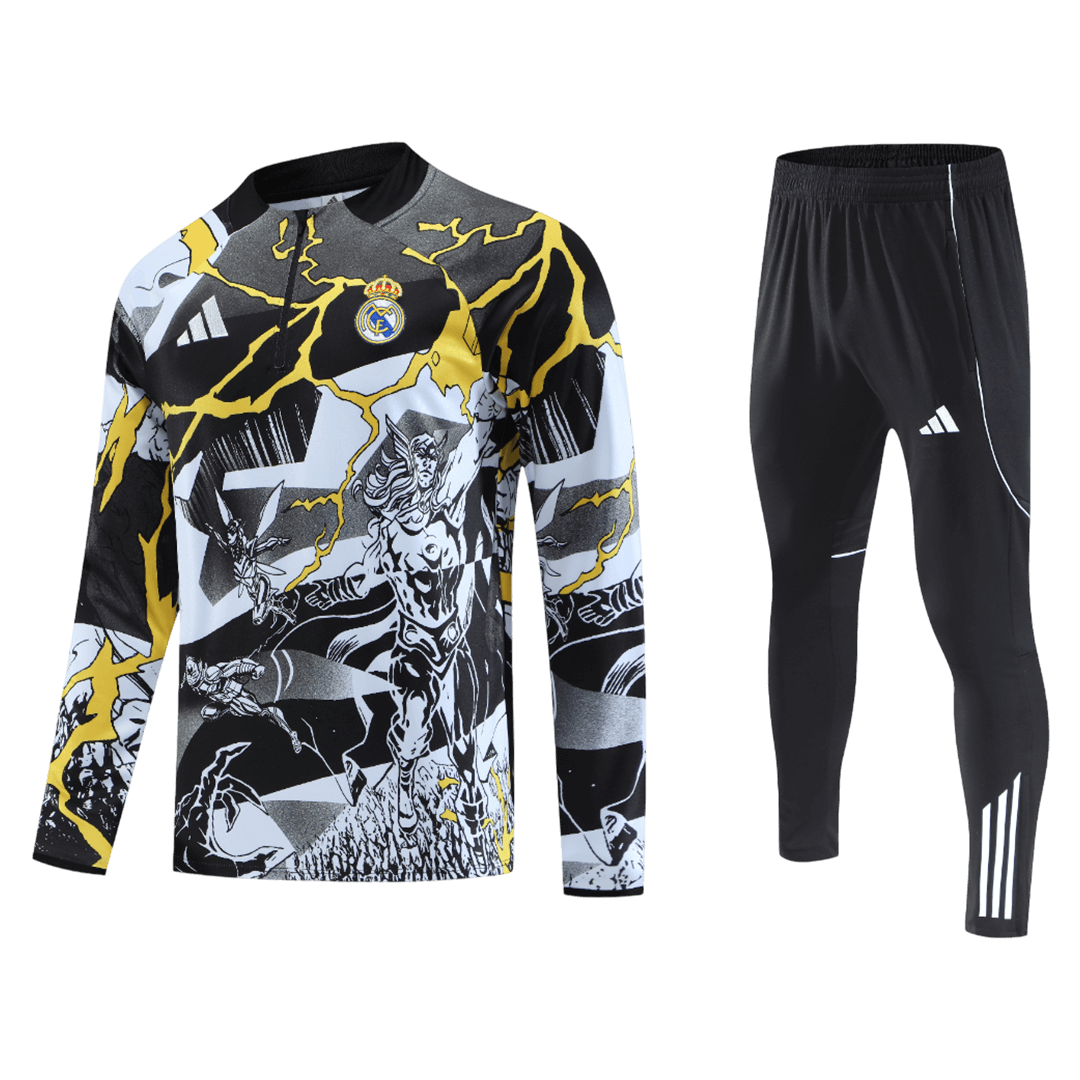 Set Bluză Real Madrid 2025/26 Pentru Copii - Black