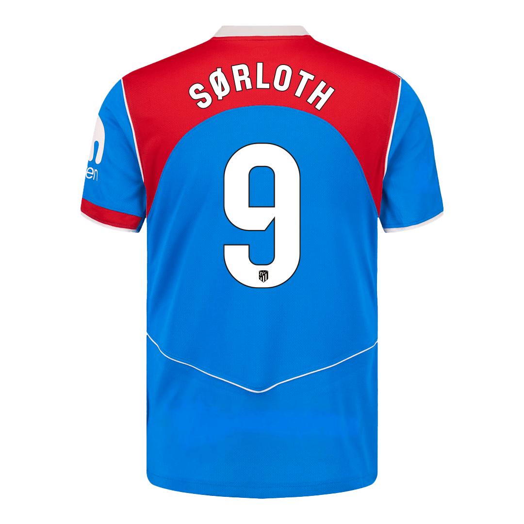 Tricouri Fotbal Atletico Madrid SØRLOTH #9 Treilea 2025/26