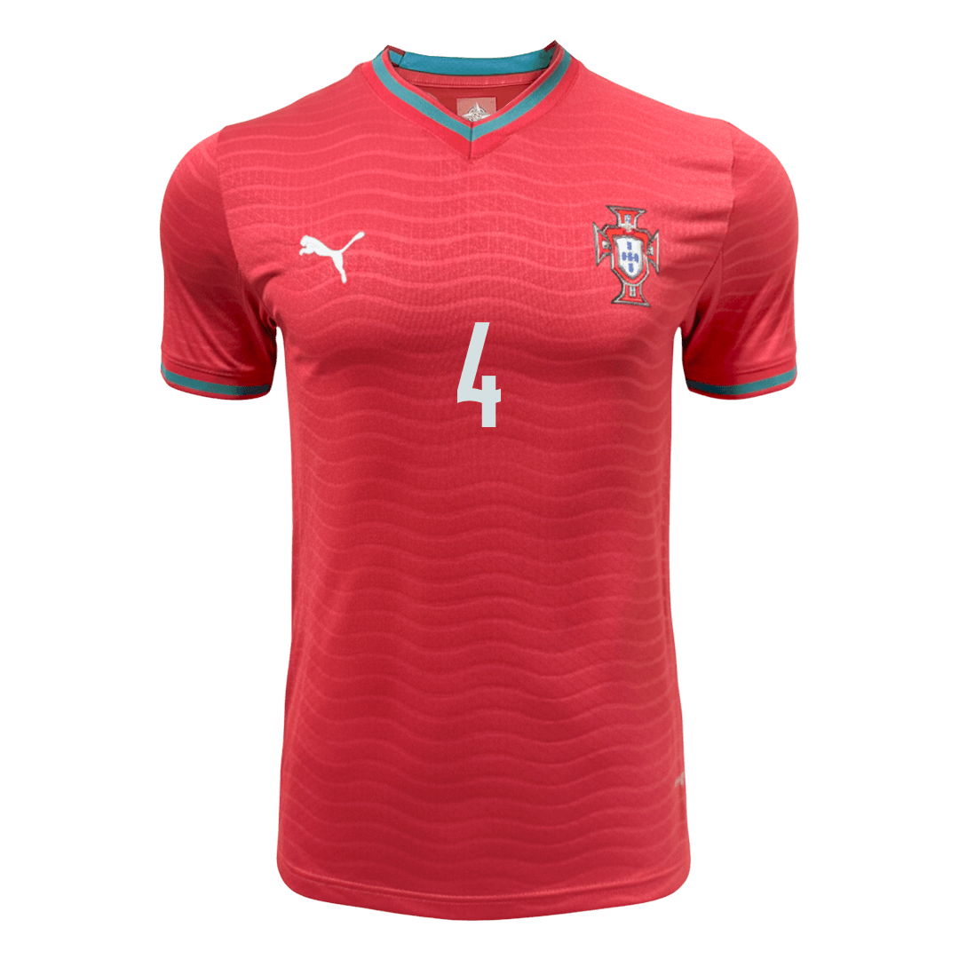 Tricouri Fotbal Portugalia RÚBEN DIAS #4 Acasă Cupa Mondială 2026 Authentic