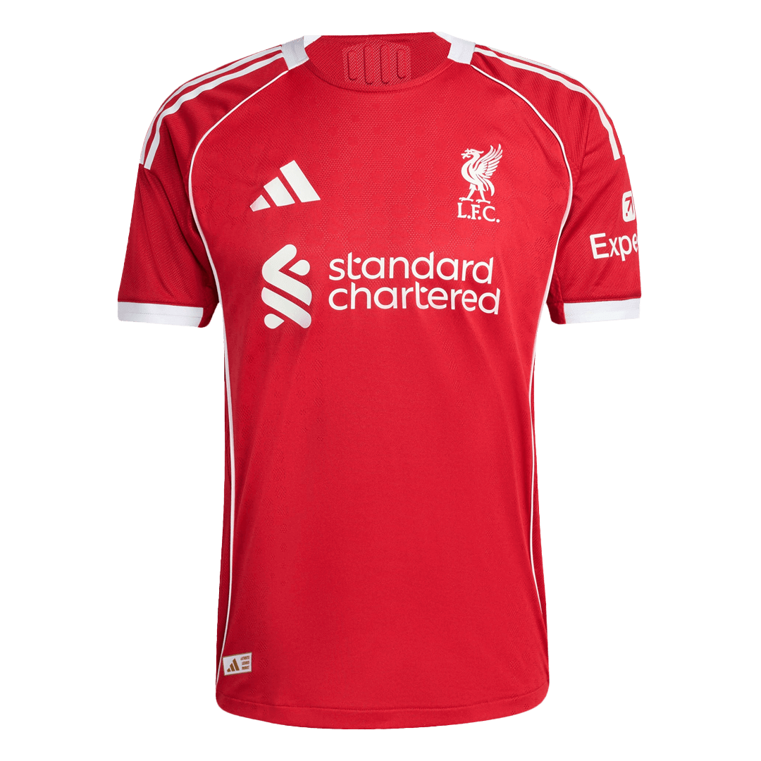 Tricouri Fotbal Liverpool VIRGIL #4 Acasă 2025/26 Authentic