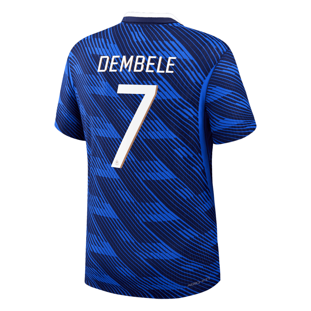 Tricouri Fotbal Franța DEMBELE #7 Acasă Cupa Mondială 2026 Authentic