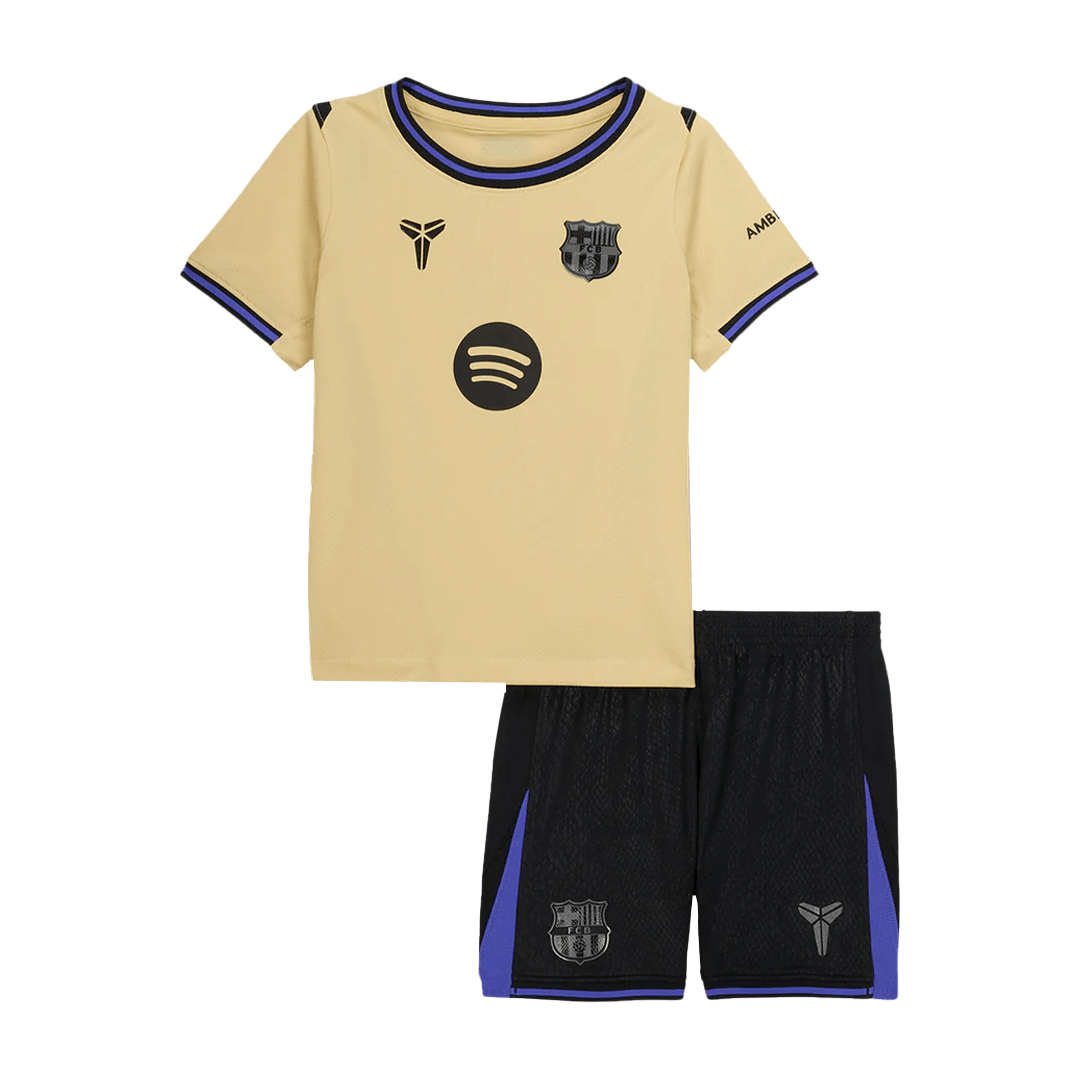 Set Tricouri Fotbal Barcelona Deplasare 2025/26 Pentru Copii