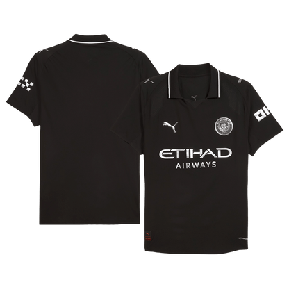 Tricouri Fotbal Manchester City Deplasare 2025/26 Authentic