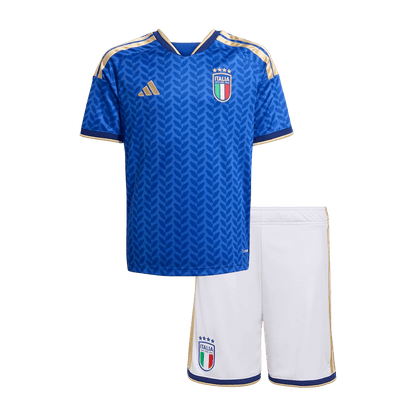 Set Tricouri Fotbal Italia Acasă 2025/26 Pentru Copii - Premium