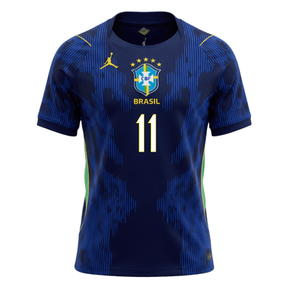Tricouri Fotbal Brazilia RAPHINHA #11 Deplasare Cupa Mondială 2026