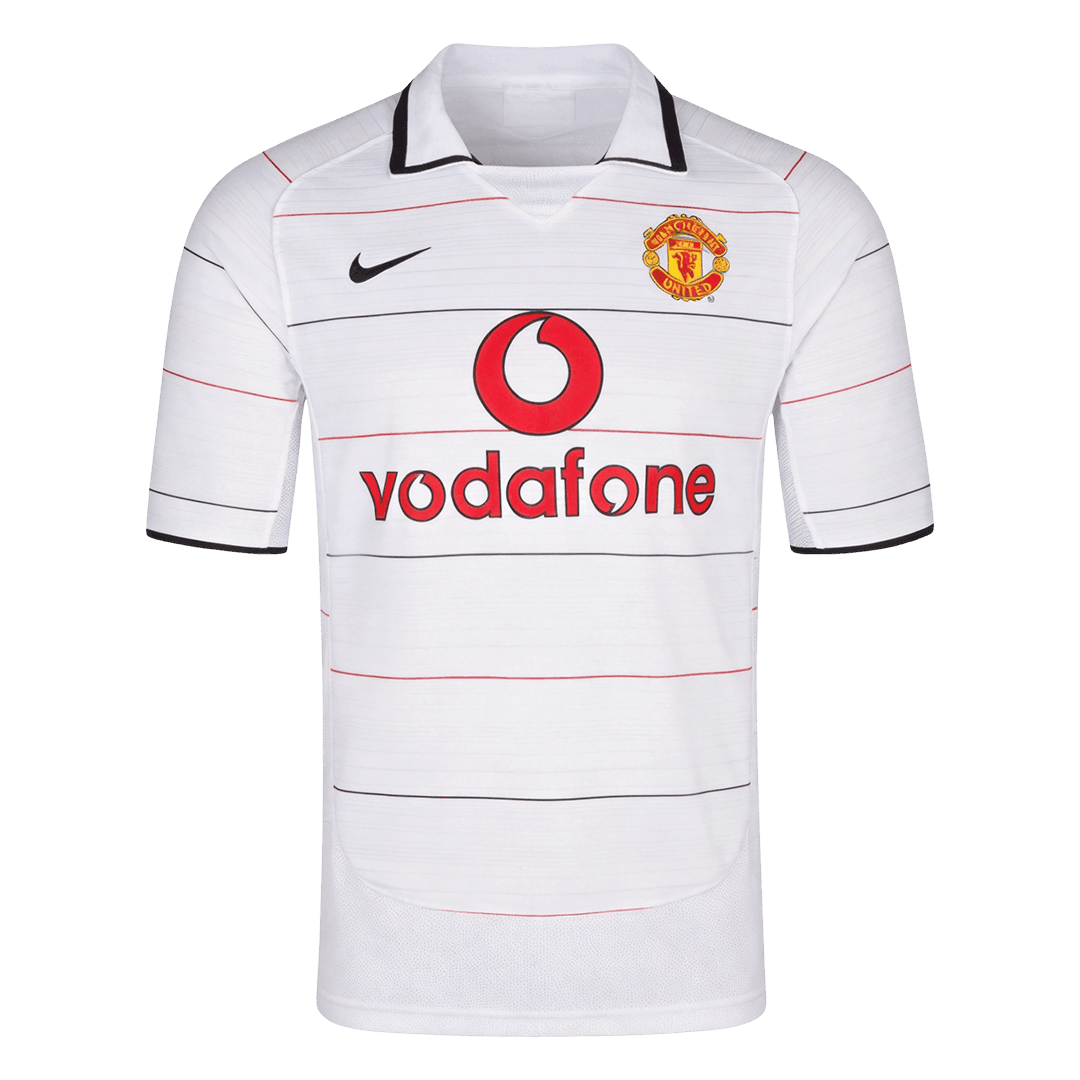 Tricouri Fotbal Vintage Manchester United Deplasare 2004/06