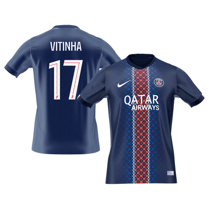 Tricouri Fotbal PSG VITINHA #17 Acasă 2025/26 - Premium