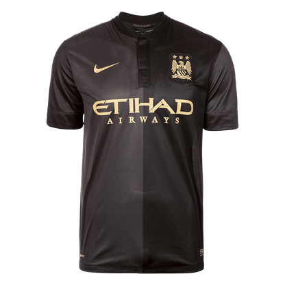 Tricouri Fotbal Vintage Manchester City Deplasare 2013/14