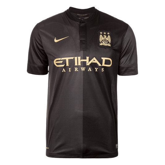 Tricouri Fotbal Vintage Manchester City Deplasare 2013/14