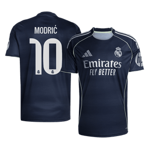 Tricouri Fotbal Real Madrid MODRIĆ #10 Deplasare 2025/26 - Premium