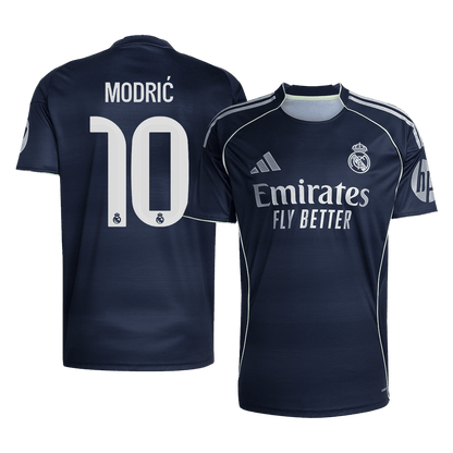 Tricouri Fotbal Real Madrid MODRIĆ #10 Deplasare 2025/26 - Premium