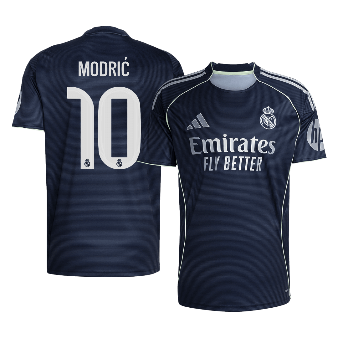 Tricouri Fotbal Real Madrid MODRIĆ #10 Deplasare 2025/26 (mărime mare) - Premium