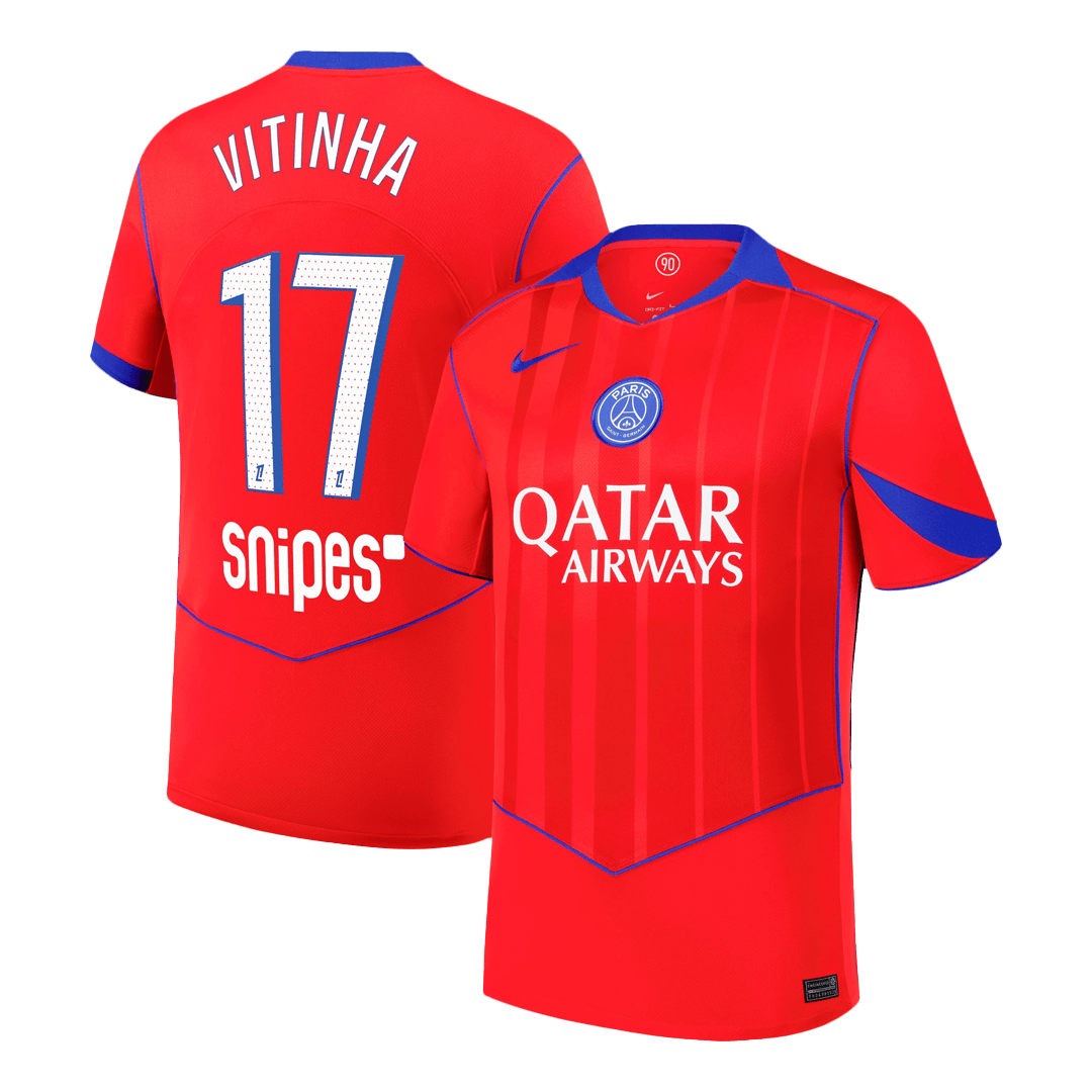 Tricouri Fotbal PSG VITINHA #17 Treilea 2025/26