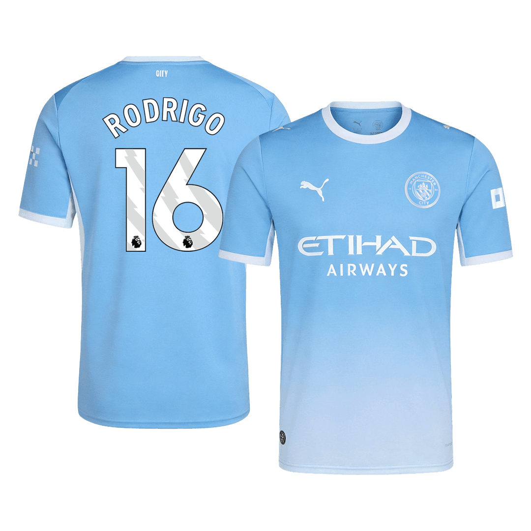 Tricouri Fotbal Manchester City RODRIGO #16 Acasă 2026/27
