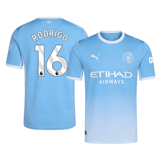 Tricouri Fotbal Manchester City RODRIGO #16 Acasă 2026/27