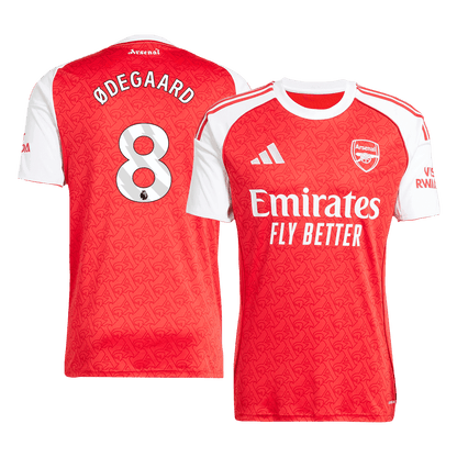 Tricouri Fotbal Arsenal ØDEGAARD #8 Acasă 2025/26 - Premium