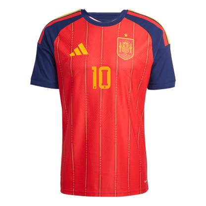 Tricouri Fotbal Spania OLMO #10 Acasă Cupa Mondială 2026 Authentic