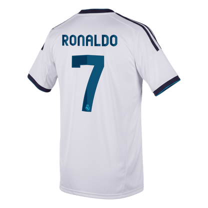Tricouri Fotbal Vintage Real Madrid RONALDO #7 Acasă 2012/13