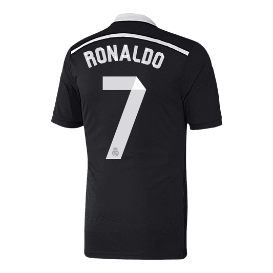 Tricouri Fotbal Vintage Real Madrid RONALDO #7 Treilea 2014/15