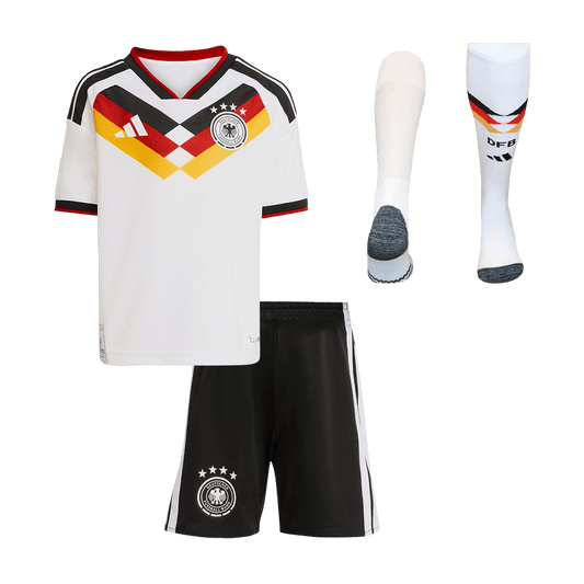Set Tricouri Fotbal Germania Acasă 2026 Pentru Copii