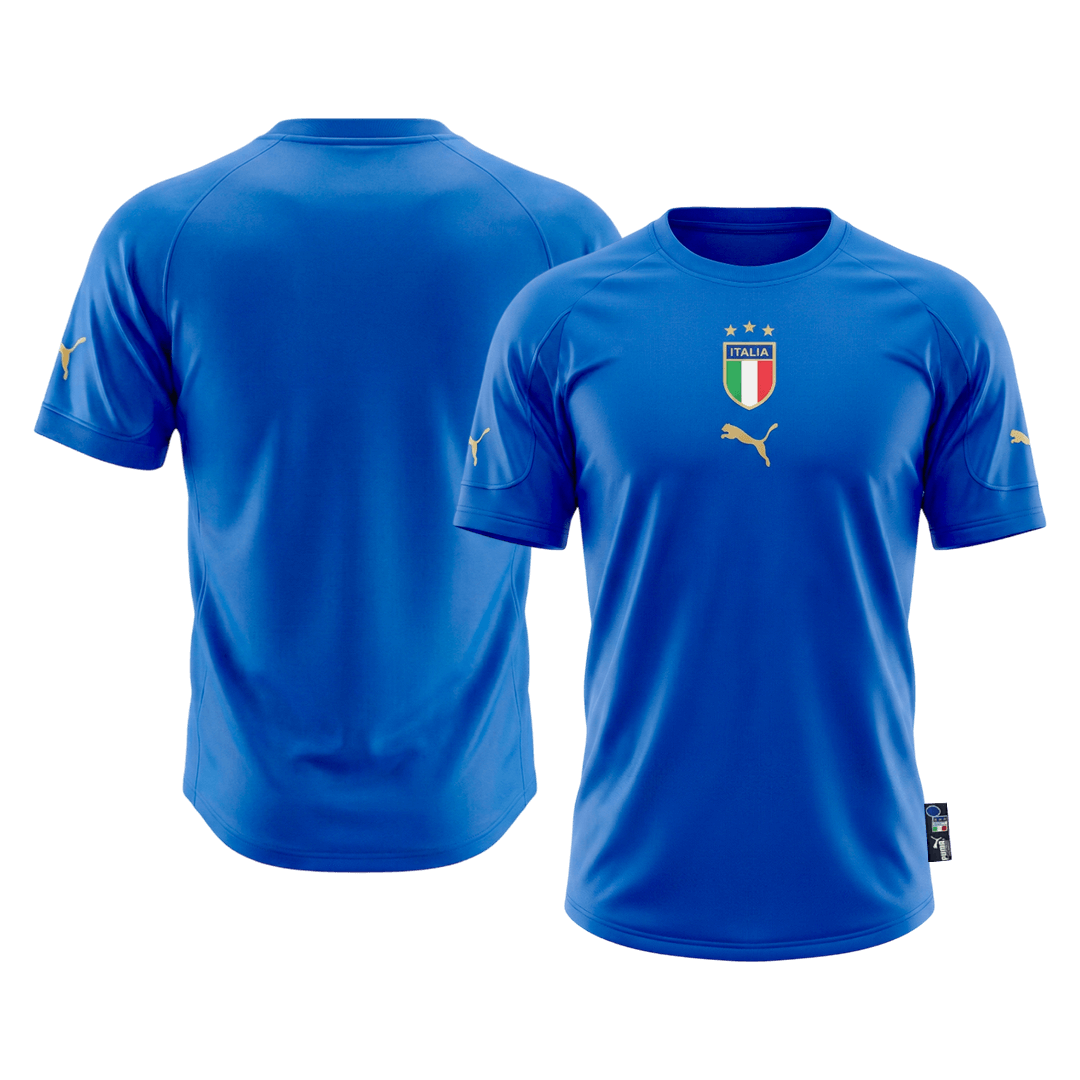 Tricouri Fotbal Vintage Italia Acasă 2004