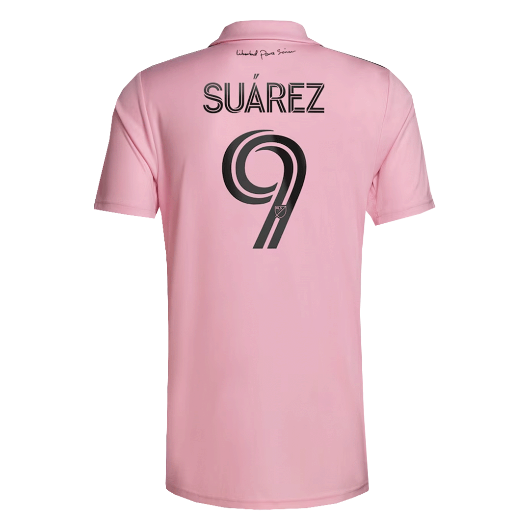 Tricouri Fotbal Inter Miami CF SUÁREZ #9 Acasă 2022 (mărime mare)