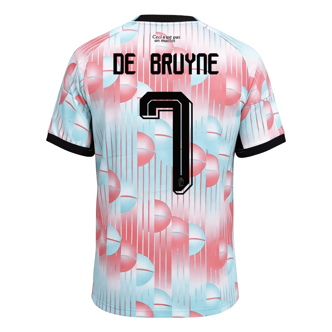 Tricouri Fotbal Belgium DE BRUYNE #7 Deplasare Cupa Mondială 2026