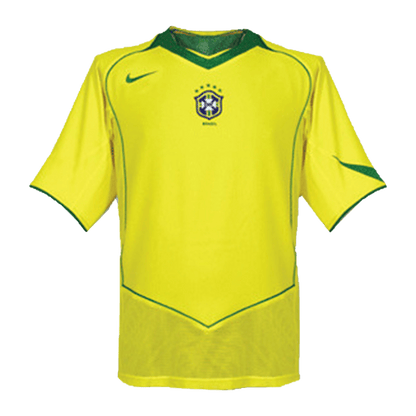 Tricouri Fotbal Vintage Brazilia Acasă 2004