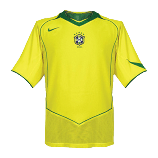 Tricouri Fotbal Vintage Brazilia Acasă 2004