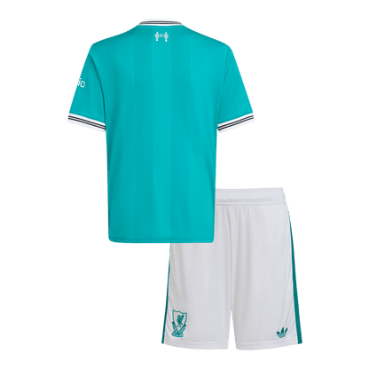 Set Tricouri Fotbal Liverpool Treilea 2025/26 Pentru Copii