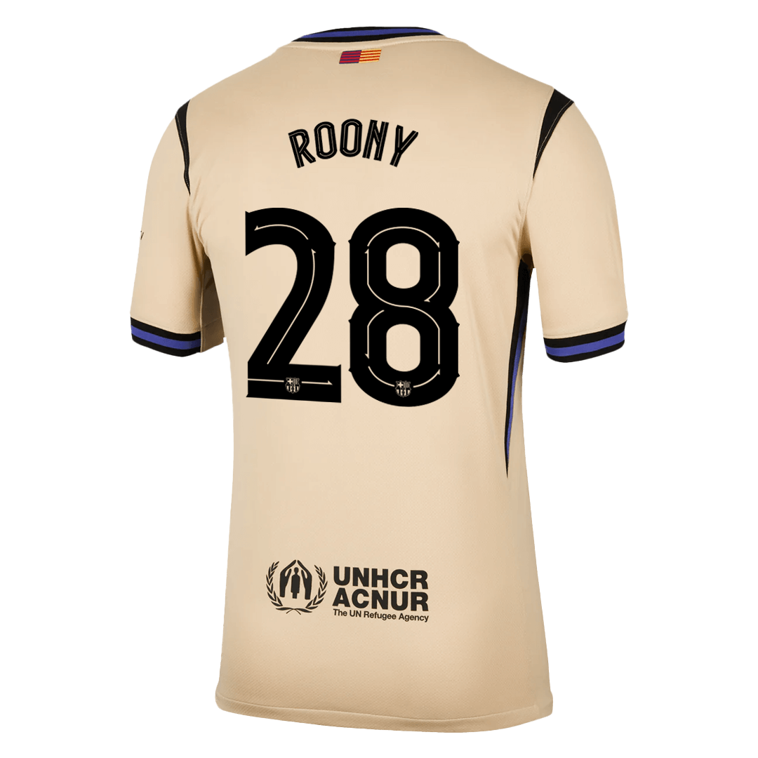Tricouri Fotbal Barcelona ROONY 28 Deplasare 2025/26 - TricouriFotbaliști Shop