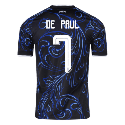 Tricouri Fotbal Argentina DE PAUL #7 Deplasare Cupa Mondială 2026