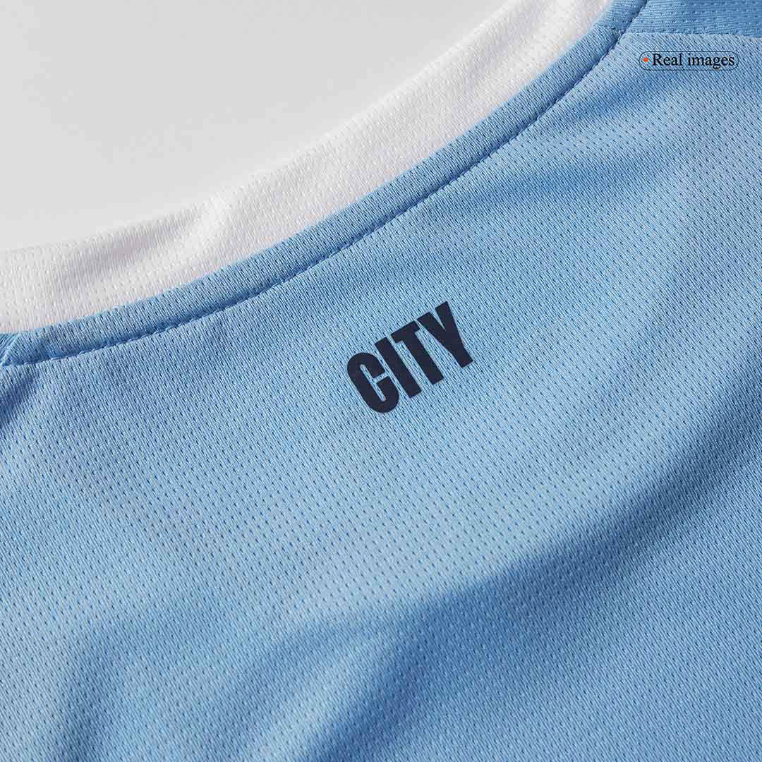 Tricouri Fotbal Manchester City DE BRUYNE #17 Acasă 2025/26 - Premium (mărime mare)