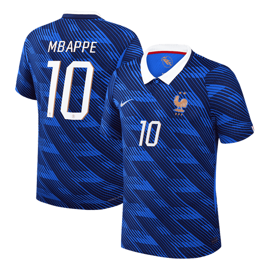 Tricouri Fotbal Franța MBAPPE #10 Acasă Cupa Mondială 2026 Authentic