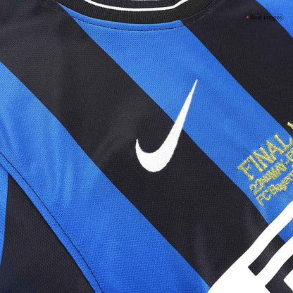 Tricouri Fotbal Vintage Inter Milano Acasă 2009/10 - UCL Final