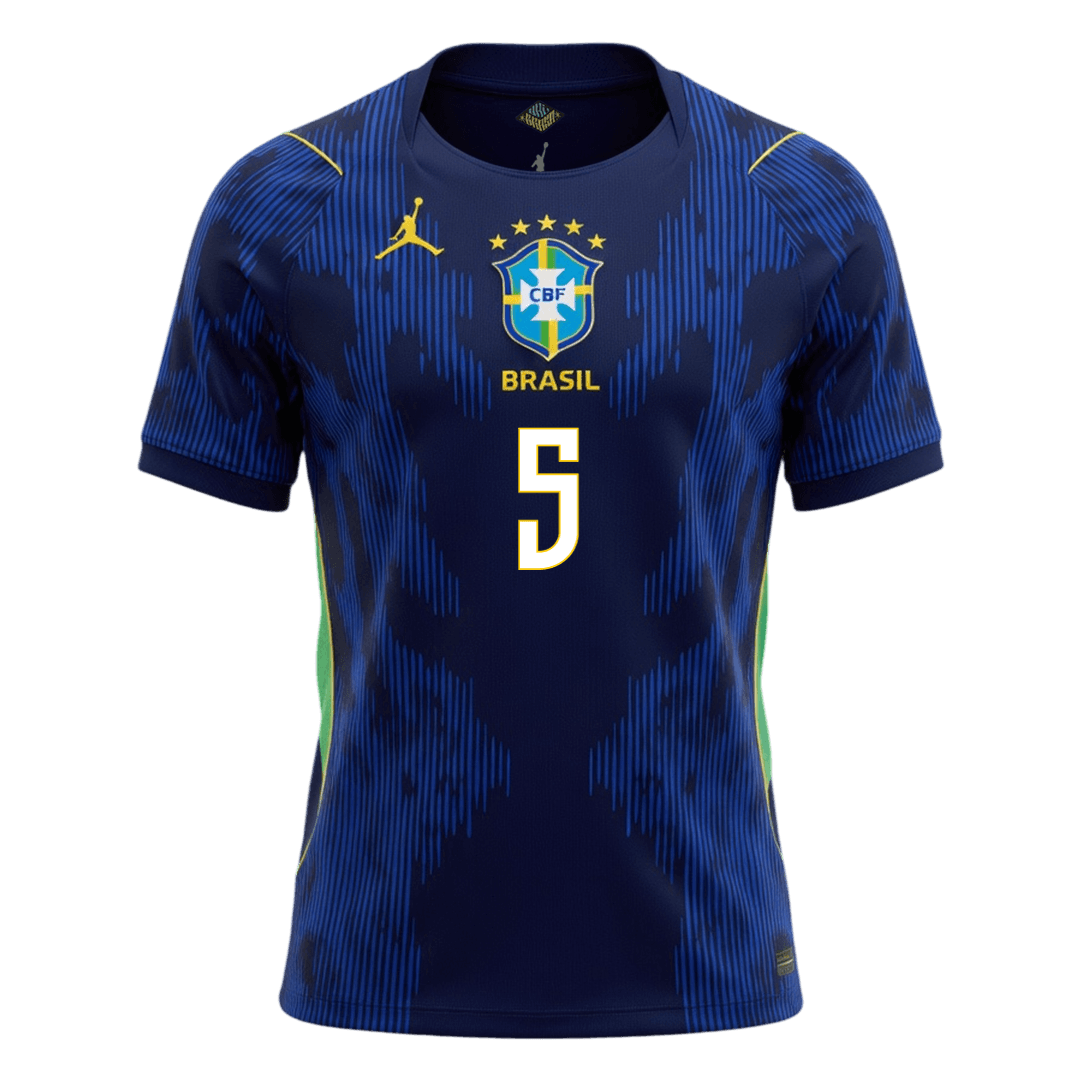 Tricouri Fotbal Brazilia CASEMIRO #5 Deplasare Cupa Mondială 2026