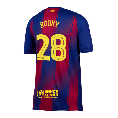 Tricouri Fotbal Barcelona ROONY 28 Acasă 2025/26 UCL - Premium - TricouriFotbaliști Shop