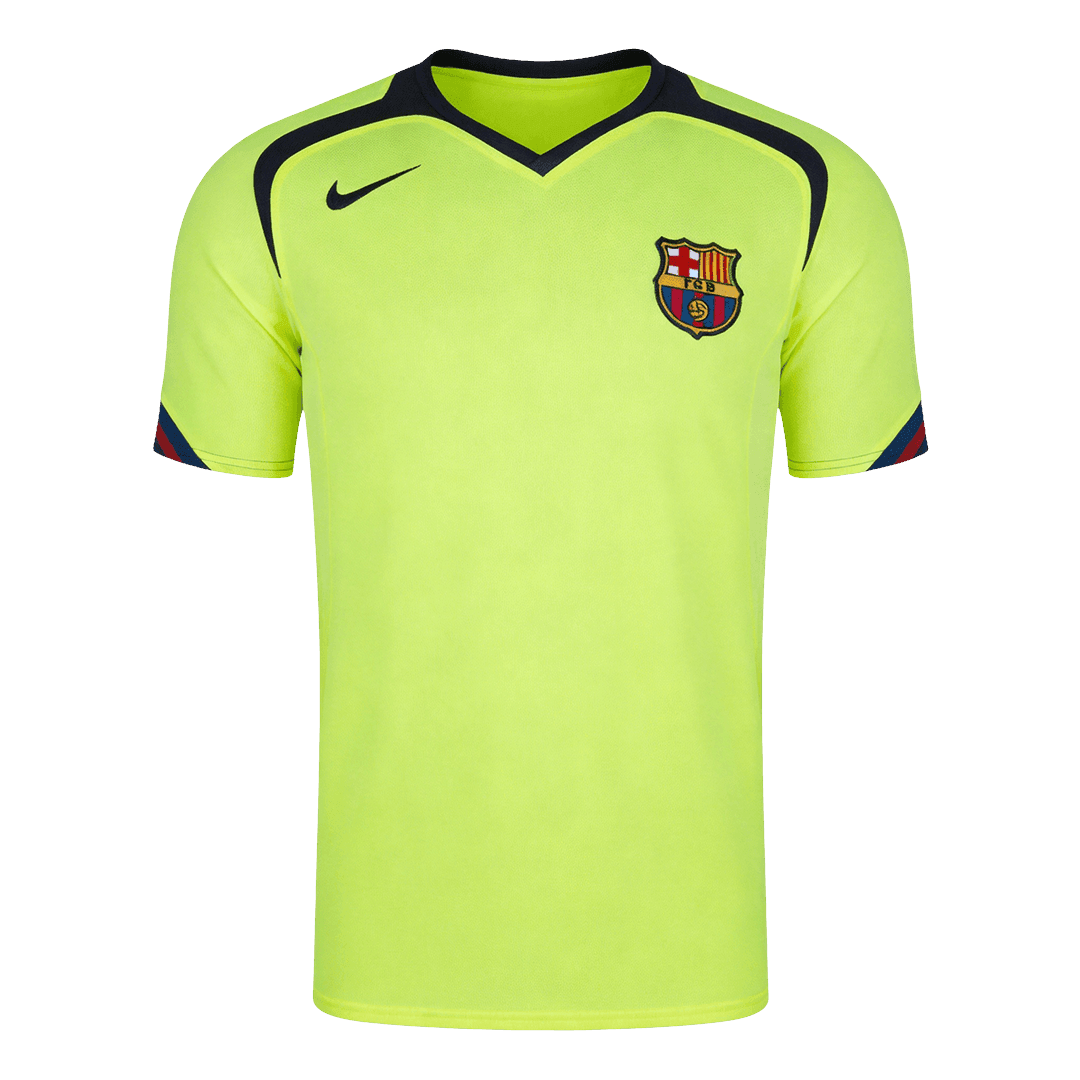 Tricouri Fotbal Vintage Barcelona Deplasare 2005/06