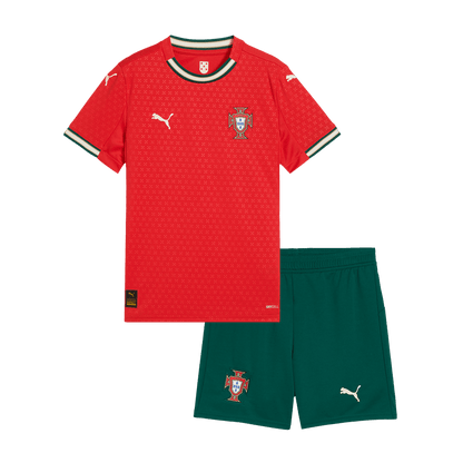 Set Tricouri Fotbal Portugalia Acasă 2025 Pentru Copii